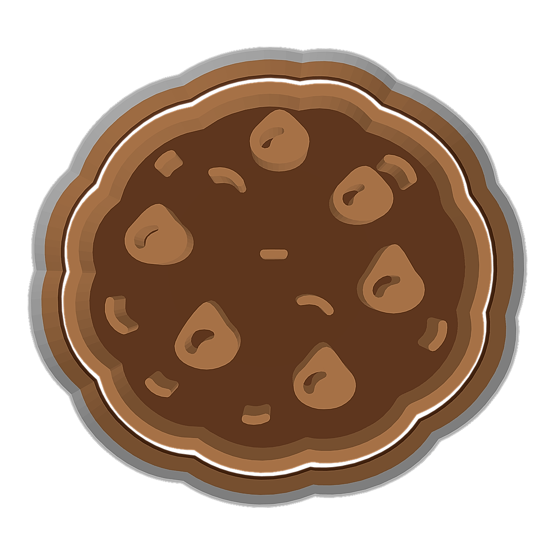 Chocolate Chip Cookie cookie cutter preview