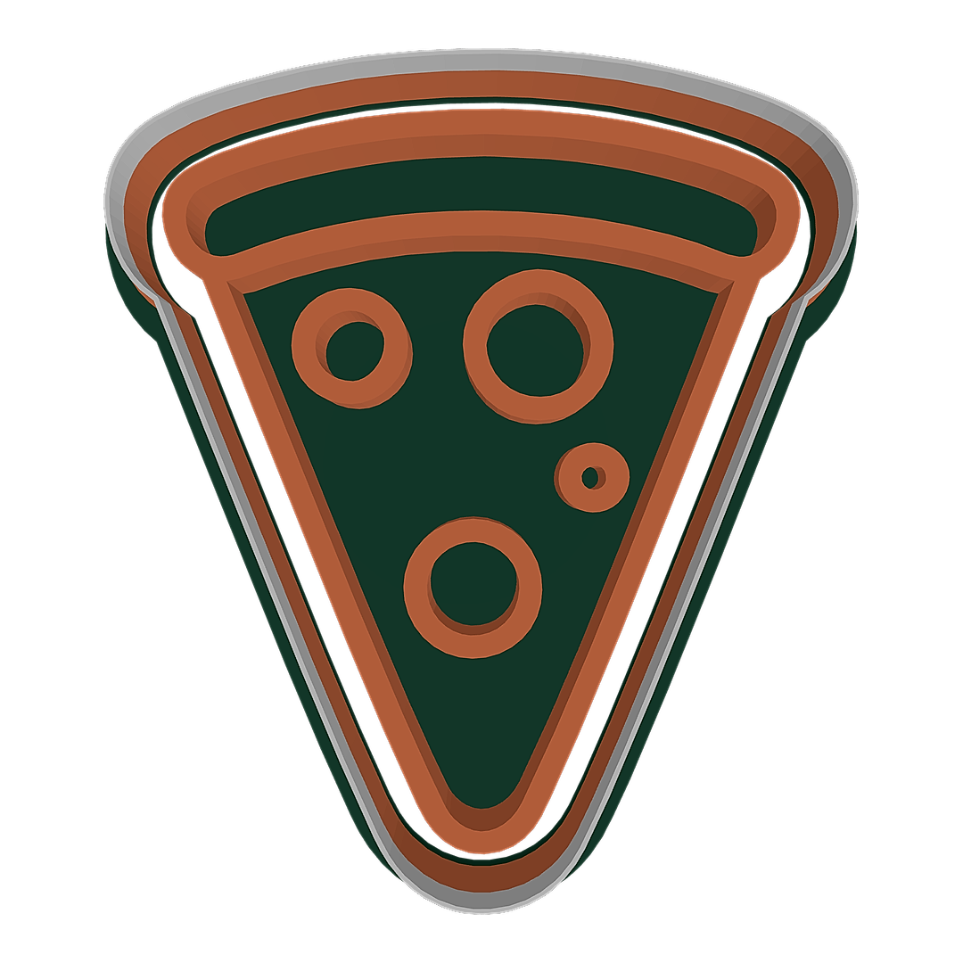 Pizza Slice cookie cutter preview