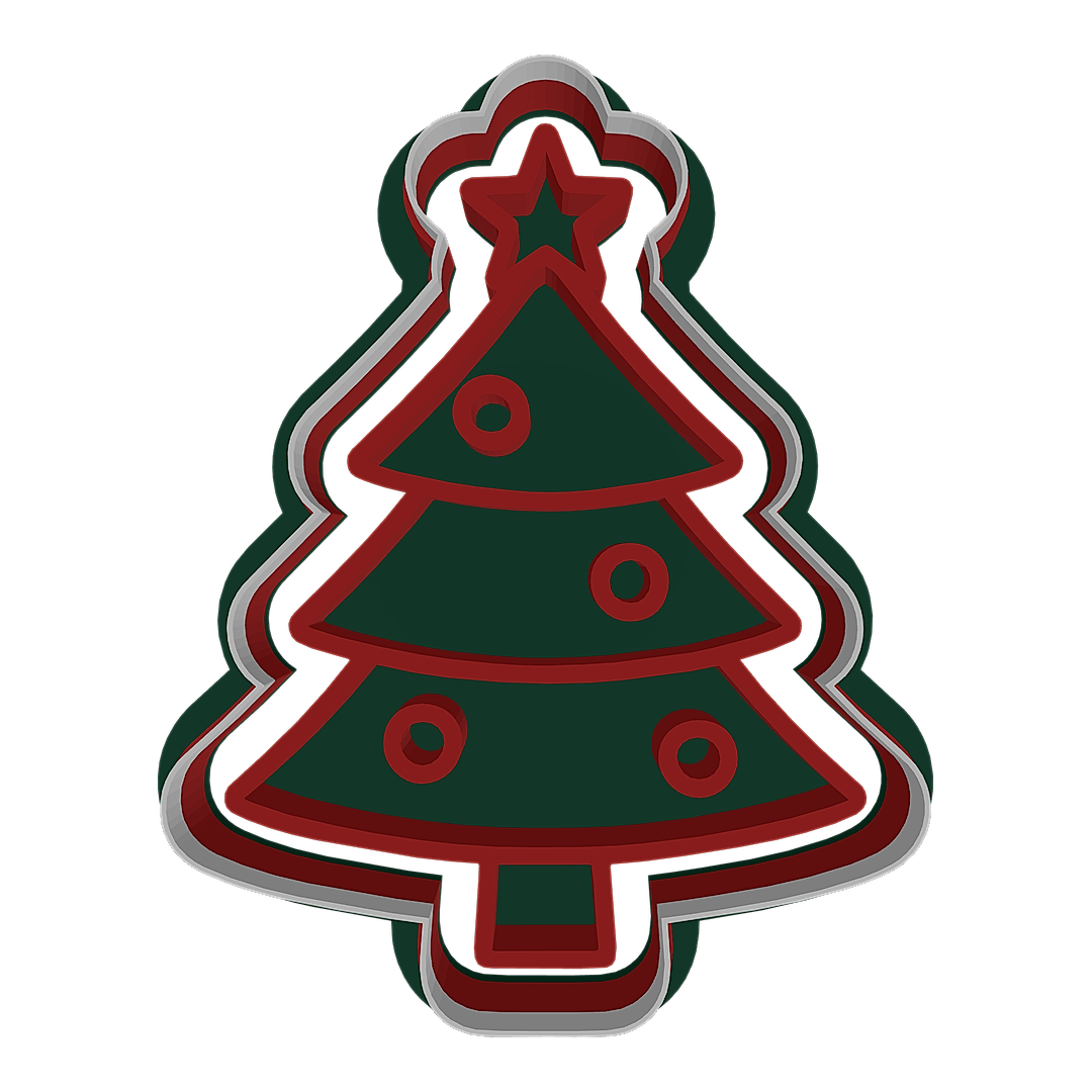 Christmas Tree cookie cutter preview