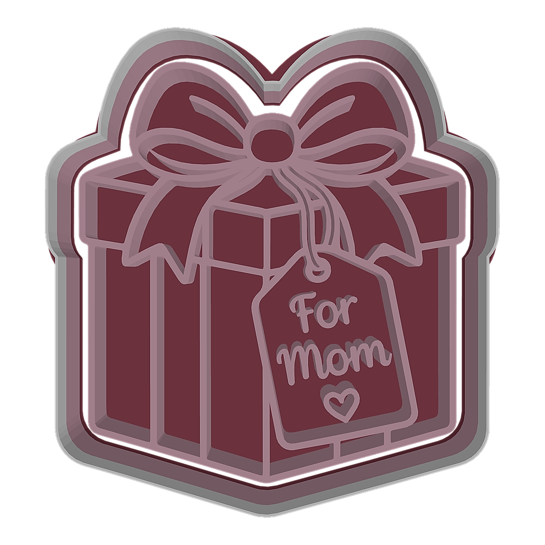 Mother’s Day Gift Box cookie cutter preview