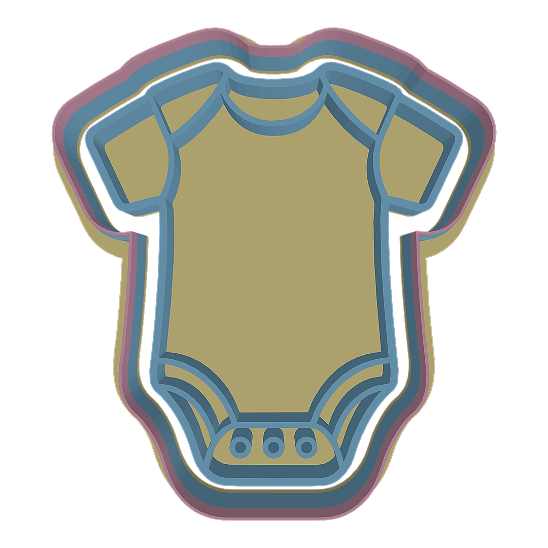 Classic Baby Onesie cookie cutter preview